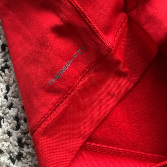 Nike Baseball Anaheim Angels Spellout Graphic Therma-Fit Hoodie Red Youth Small - Picture 14 of 15